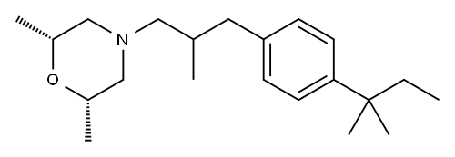 (+/-)-cis-2,6-Dimethyl-4-[2-methyl-3-(p-tert-pentylphenyl)propyl]morpholine(78613-35-1)